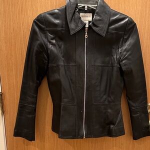 Hugo Buscati Black Leather Jacket